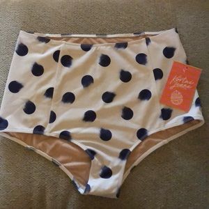 Kortni Jeane large brushed dot bottoms. NWT!!